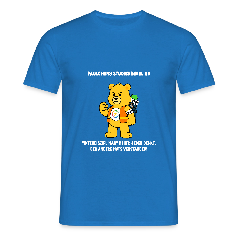 Men's T-Shirt Studienregel 9