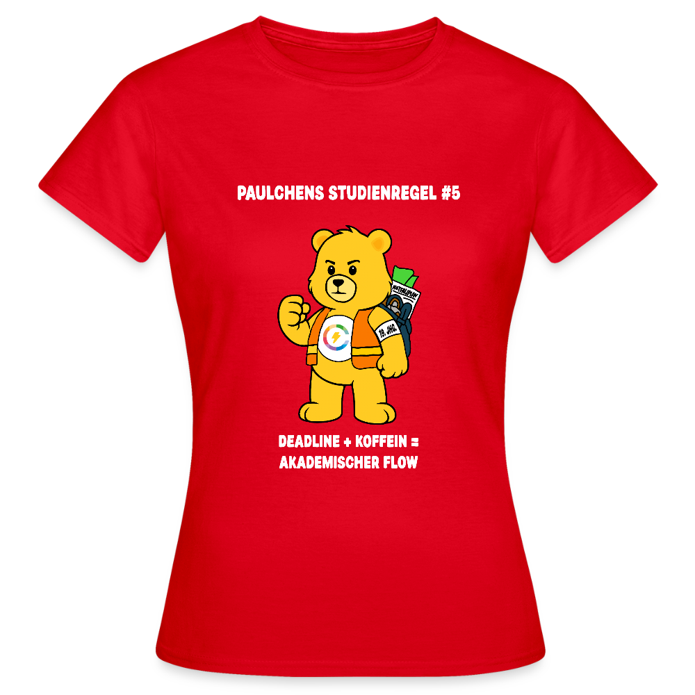 Paulchens Studienregel #5 – „Deadline + Koffein = Akademischer Flow“ (Women’s Fit)