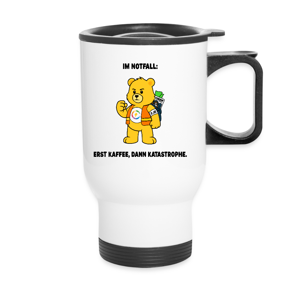 Paulchens Einsatzbecher – “Erst Kaffee, dann Katastrophe”