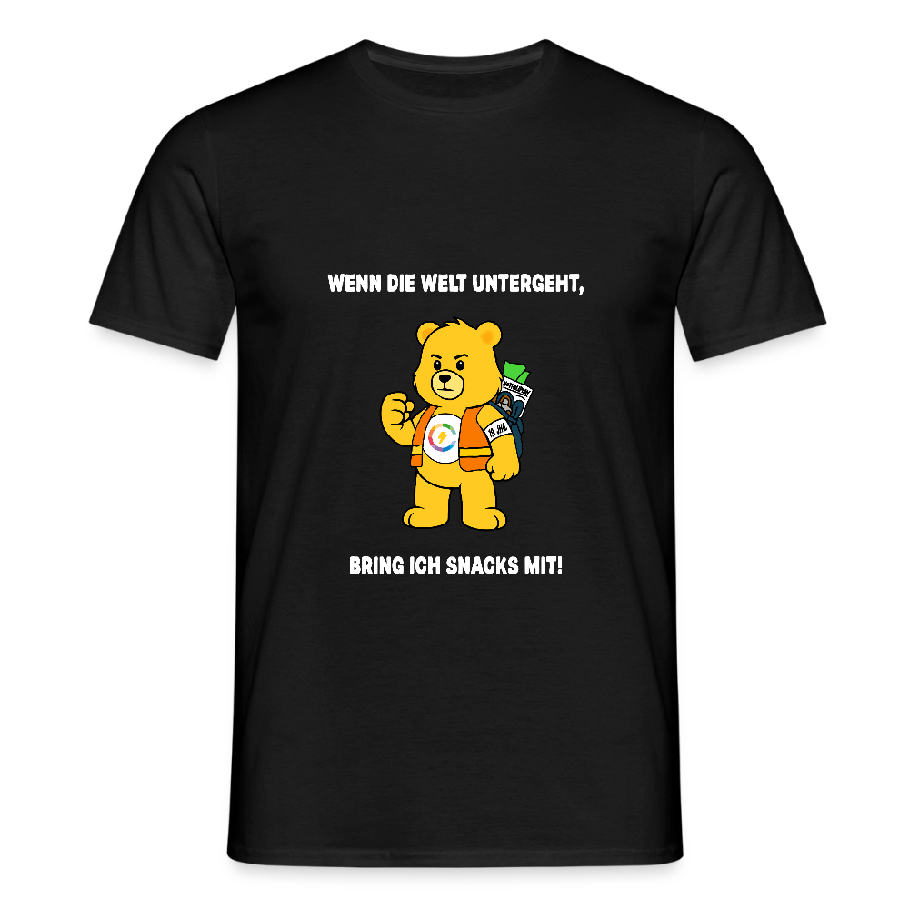Men's T-Shirt Welt untergeht